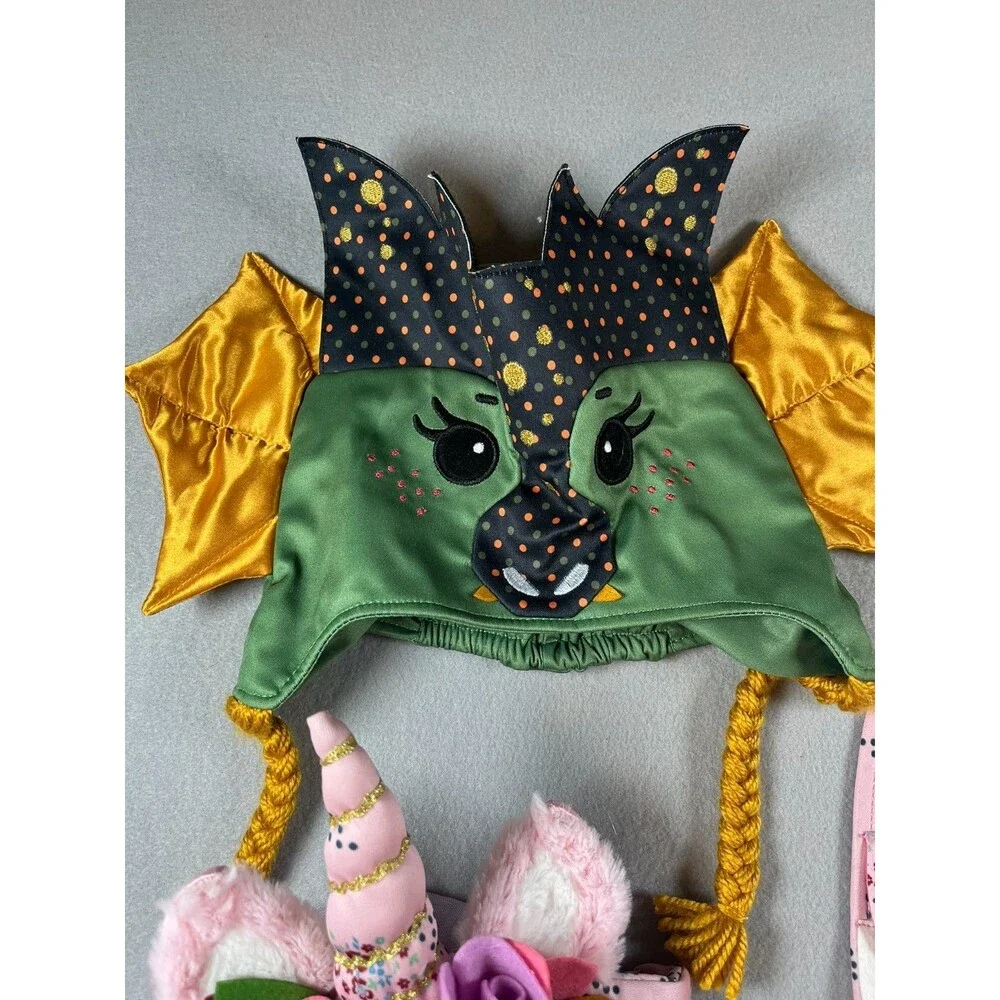 Matilda Jane Girls Felt Patchwork Wings Deer Unicorn Fairy dragon 5 piece total